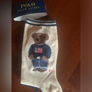 Ralph Lauren Polo Bear Socks Women’s NWT